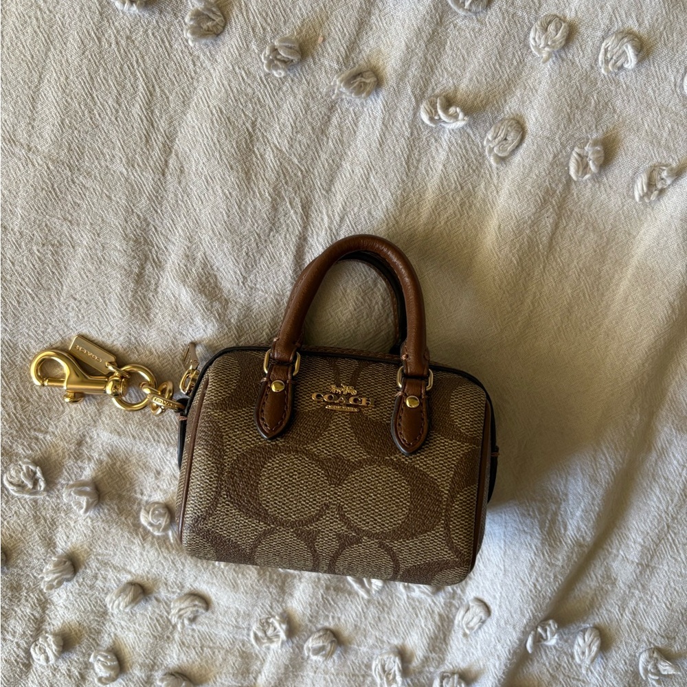 Coach Mini Bag Charm